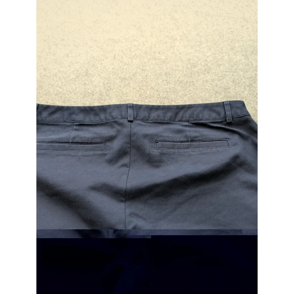 Michael Kors Women's Navy Blue Ankle Chino Trousers Pants Size 12